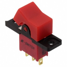 1 pcs : 300AWSP1R1REDM1RE - SWITCH ROCKER SPDT 0.4VA 20V