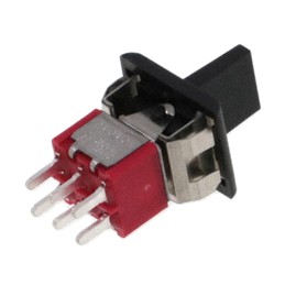 1 pcs : 300DP6R7BLKM3QEBLK - SWITCH ROCKER SP3T 5A 120V
