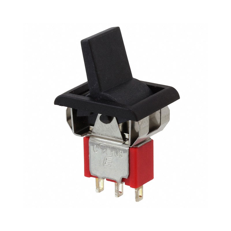 1 pcs : 300SP1R7BLKM1QEBLK - SWITCH ROCKER SPDT 5A 120V