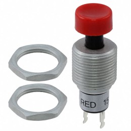 1 pcs : 30-17 RED - SWITCH PUSH SPST-NO 1A 115V