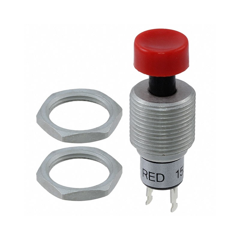 1 pcs : 30-17 RED - SWITCH PUSH SPST-NO 1A 115V