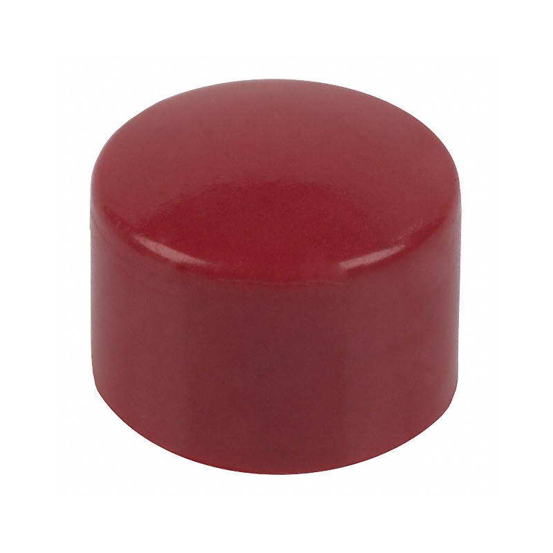 1 pcs : 30B1012-5 - CAP PUSHBUTTON ROUND RED