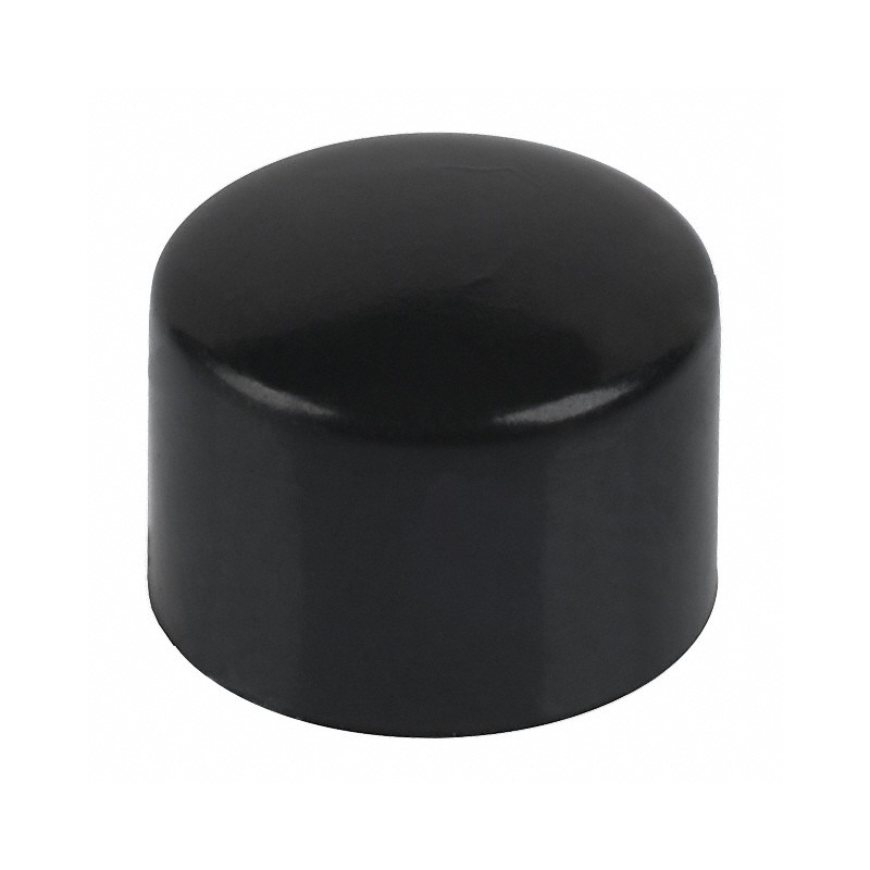 1 pcs : 30B1012-9 - CAP PUSHBUTTON ROUND BLACK