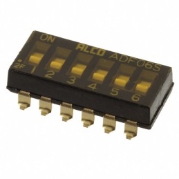 1 pcs : 3-1825059-0 - SWITCH SLIDE DIP SPST 0.025A 24V