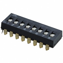 1 pcs : 3-1825059-7 - SWITCH SLIDE DIP SPST 0.025A 24V