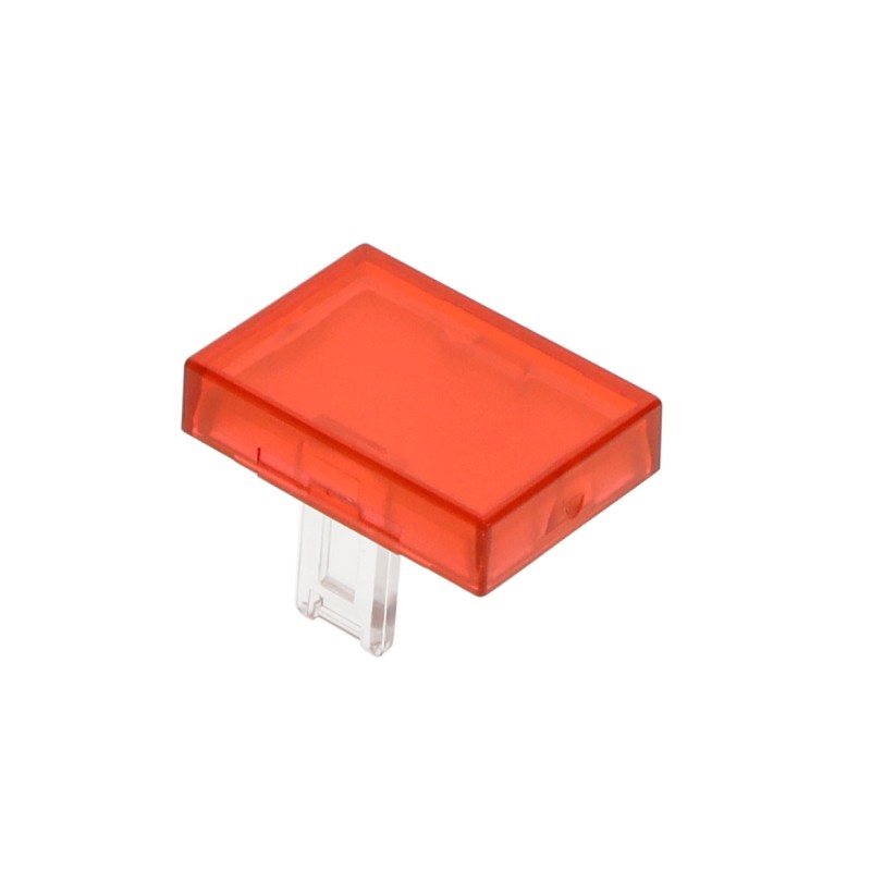 1 pcs : 31-905.2 - CAP PUSHBUTTON RECTANGLE RED