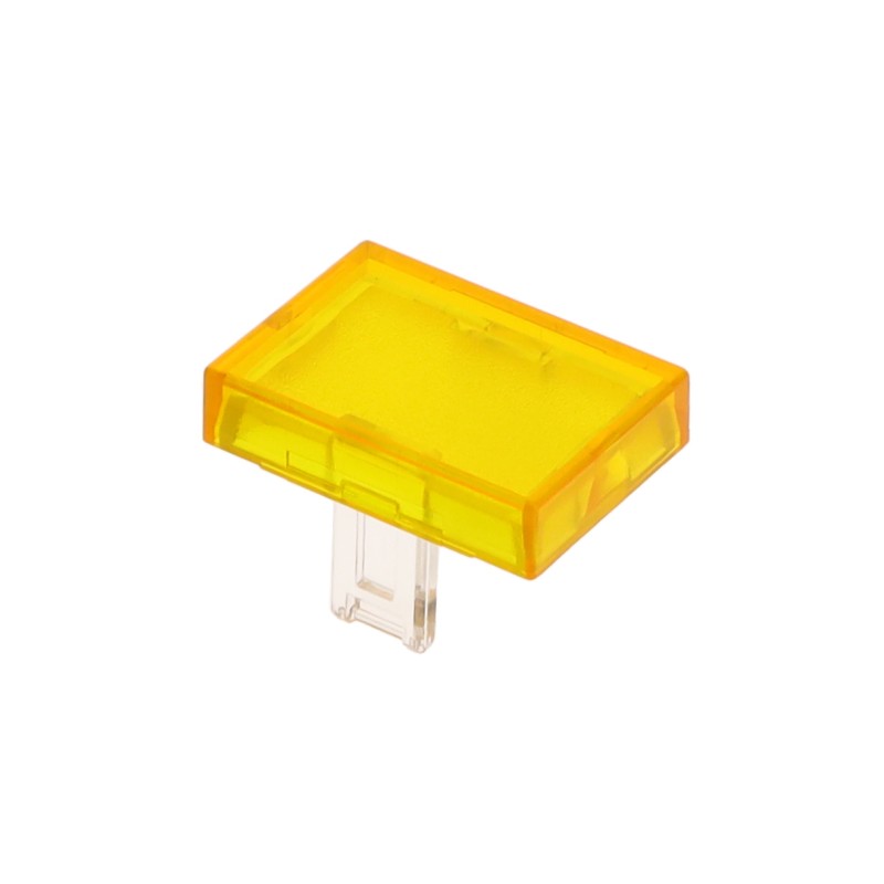 1 pcs : 31-905.4 - CAP PUSHBUTTON RECTANGLE YLW