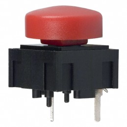 1 pcs : 320.02E11.08RED - SWITCH TACT SPST-NO 0.025A 50V