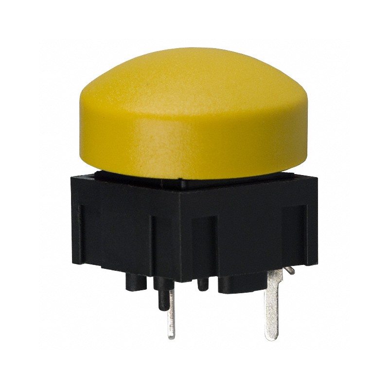 1 pcs : 320.02E11.09YEL - SWITCH TACT SPST-NO 0.025A 50V