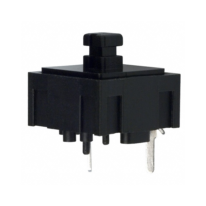 1 pcs : 320.02E11BLK - SWITCH TACT SPST-NO 0.025A 50V