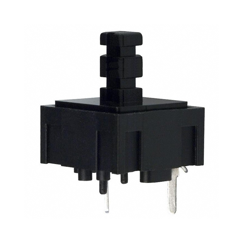 1 pcs : 320.03E11BLK - SWITCH TACT SPST-NO 0.025A 50V