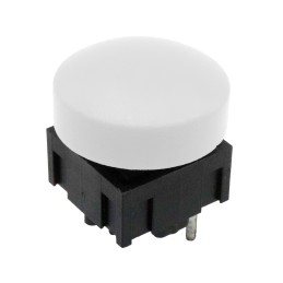 1 pcs : 320.09E11WHT - SWITCH TACT SPST-NO 0.025A 50V