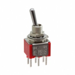 1 pcs : 34ADP11B1M2QT - SWITCH TOGGLE DPDT 5A 125V