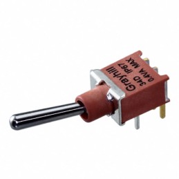 1 pcs : 34DWMSP11B4M6RT - SWITCH TOGGLE SPDT 0.4VA 20V