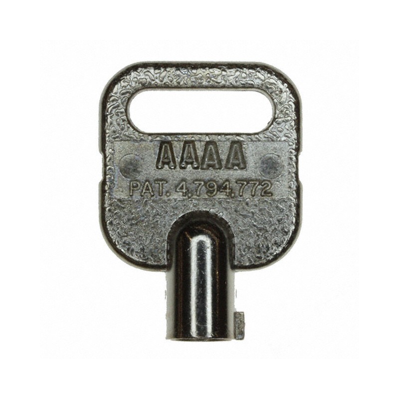 1 pcs : 363C1AAAA - KEY AAAA ZINC CHROME FINISH