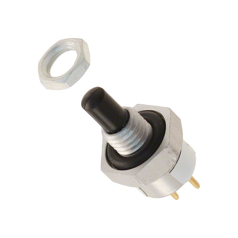 1 pcs : 39-138 BLK - SWITCH PUSH SPST-NO 0.5A 115V