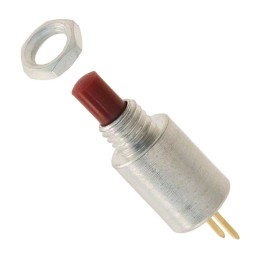 1 pcs : 39-424 RED - SWITCH PUSH SPST-NO 0.15A 28V