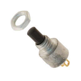 1 pcs : 39-601 BLK - SWITCH PUSH SPST-NO 0.15A 5V