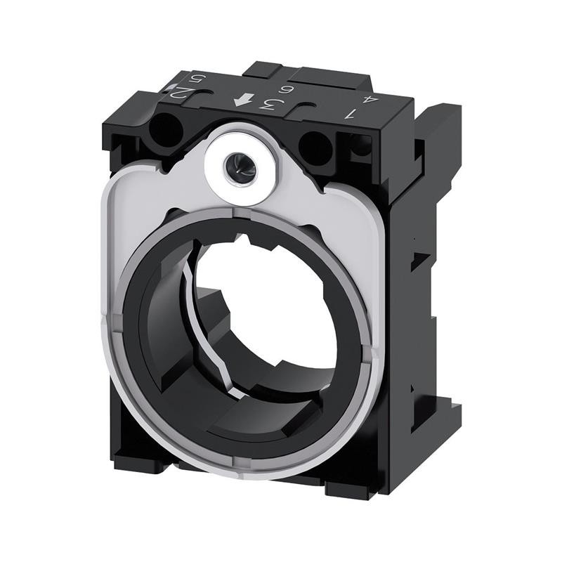 1 pcs : 3SU15500AA100AA0 - HOLDER, 3 MODULES, METAL