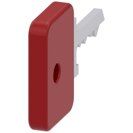 1 pcs : 3SU19500FK200AA0 - KEY O.M.R. LOCK NO. 73037, RED