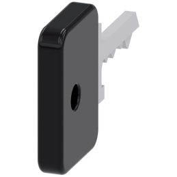 1 pcs : 3SU19500FL100AA0 - KEY O.M.R. LOCK NO. 73034, BLACK