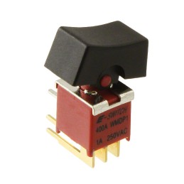 1 pcs : 400AWMDP1R1M6QE - SWITCH ROCKER DPDT 3A 120V