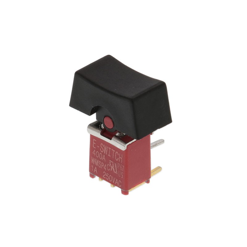 1 pcs : 400AWMSP4R1BLKM6QE - SWITCH ROCKER SPDT 3A 120V