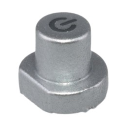 1 pcs : 400ECA01E - CAP TACTILE ROUND SILVER