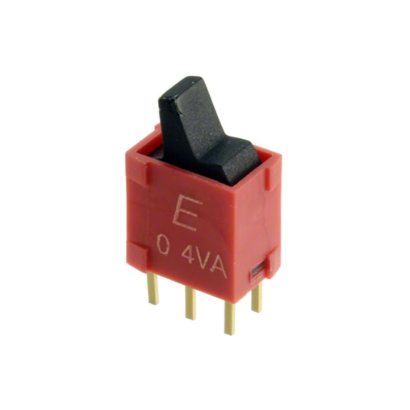 1 pcs : 400UDP1L1BLKM2RE - SWITCH ROCKER DPDT 0.4VA 20V