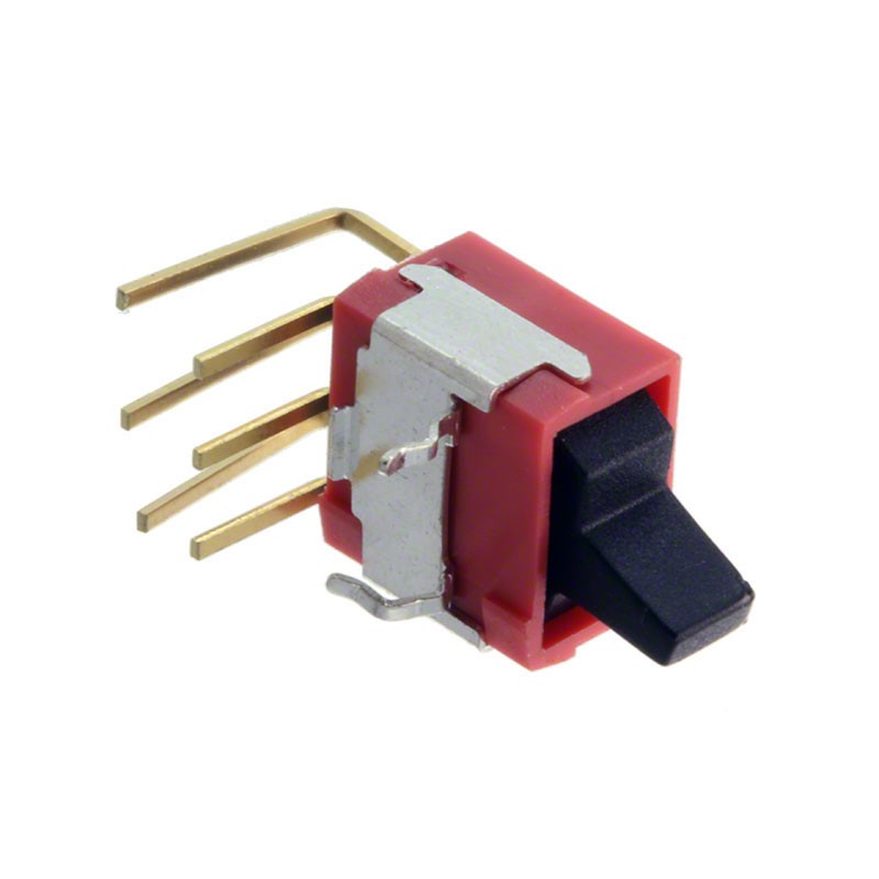 1 pcs : 400UDP1L1BLKM6RE - SWITCH ROCKER DPDT 0.4VA 20V