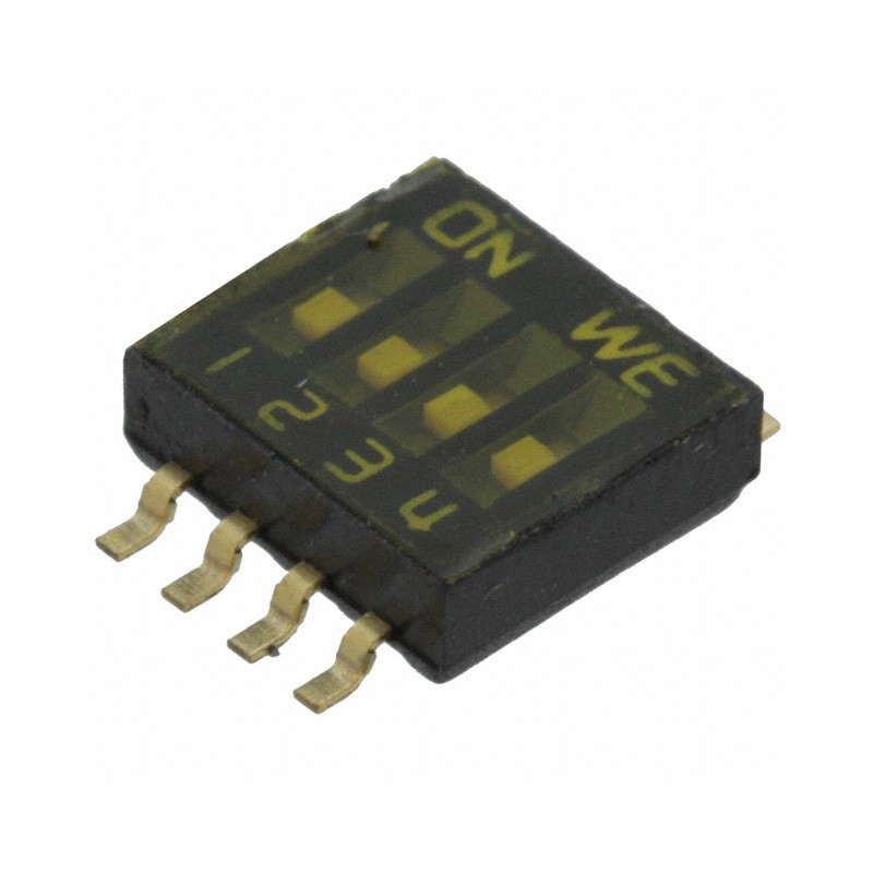 1 pcs : 416131160804 - SWITCH SLIDE DIP SPST 0.025A 24V