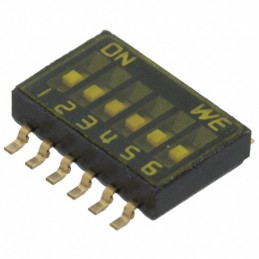 1 pcs : 416131160806 - SWITCH SLIDE DIP SPST 0.025A 24V