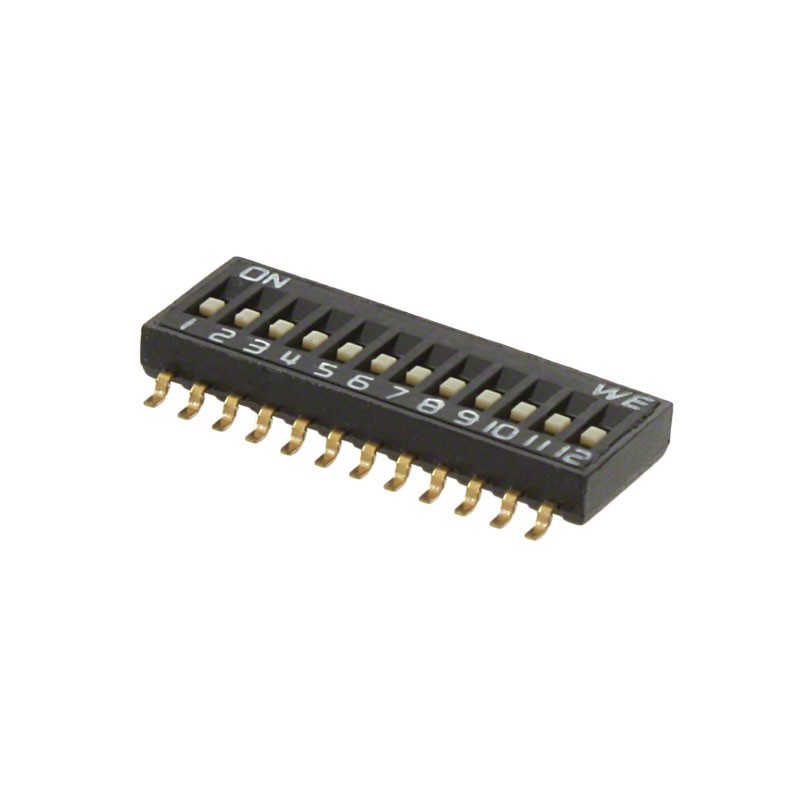 1 pcs : 416131160812 - SWITCH SLIDE DIP SPST 0.025A 24V