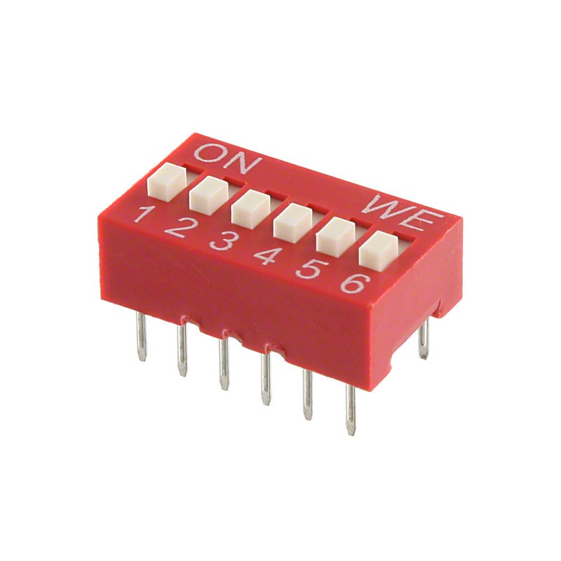 1 pcs : 418117270906 - SWITCH SLIDE DIP SPST 0.025A 24V