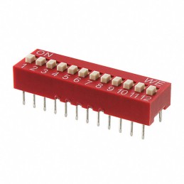 1 pcs : 418117270912 - SWITCH SLIDE DIP SPST 0.025A 24V