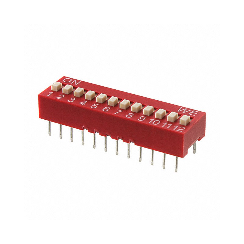 1 pcs : 418117270912 - SWITCH SLIDE DIP SPST 0.025A 24V