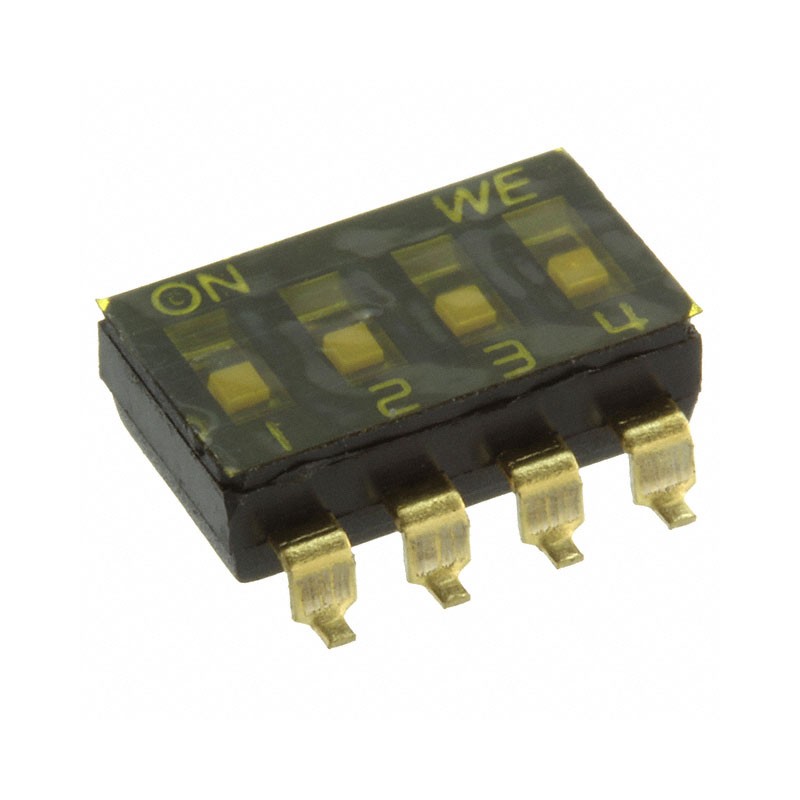 1 pcs : 418121160804 - SWITCH SLIDE DIP SPST 0.025A 24V