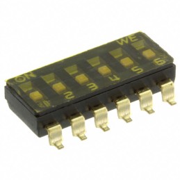 1 pcs : 418121160806 - SWITCH SLIDE DIP SPST 0.025A 24V