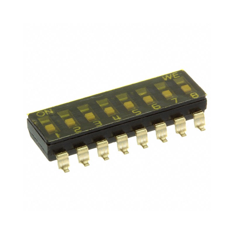 1 pcs : 418121160808 - SWITCH SLIDE DIP SPST 0.025A 24V