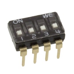 1 pcs : 418127160904 - SWITCH SLIDE DIP SPST 0.025A 24V