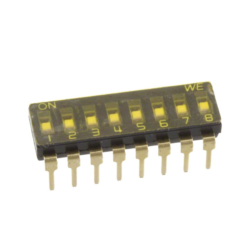 1 pcs : 418127160908 - SWITCH SLIDE DIP SPST 0.025A 24V