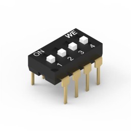 1 pcs : 418127270904 - SWITCH SLIDE DIP SPST 0.025A 24V