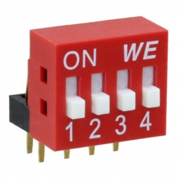 1 pcs : 418217270904A - SWITCH SLIDE DIP SPST 0.025A 24V
