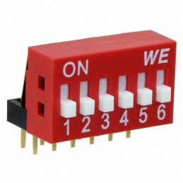 1 pcs : 418217270906A - SWITCH SLIDE DIP SPST 0.025A 24V