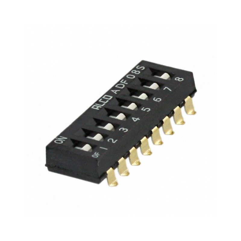 1 pcs : 4-1825059-1 - SWITCH SLIDE DIP SPST 0.025A 24V