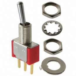 1 pcs : 4-1825136-4 - SWITCH TOGGLE SPDT 0.4VA 20V