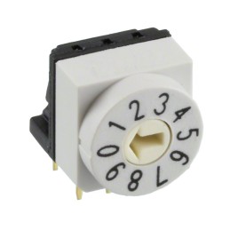 1 pcs : 428427320910 - SWITCH ROTARY DIP BCD 0.15A 24V