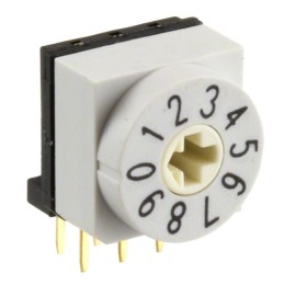 1 pcs : 428427520910 - SWITCH ROTARY DIP BCD 0.15A 24V