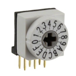 1 pcs : 428427520916 - SWITCH ROTARY DIP HEX 0.15A 24V
