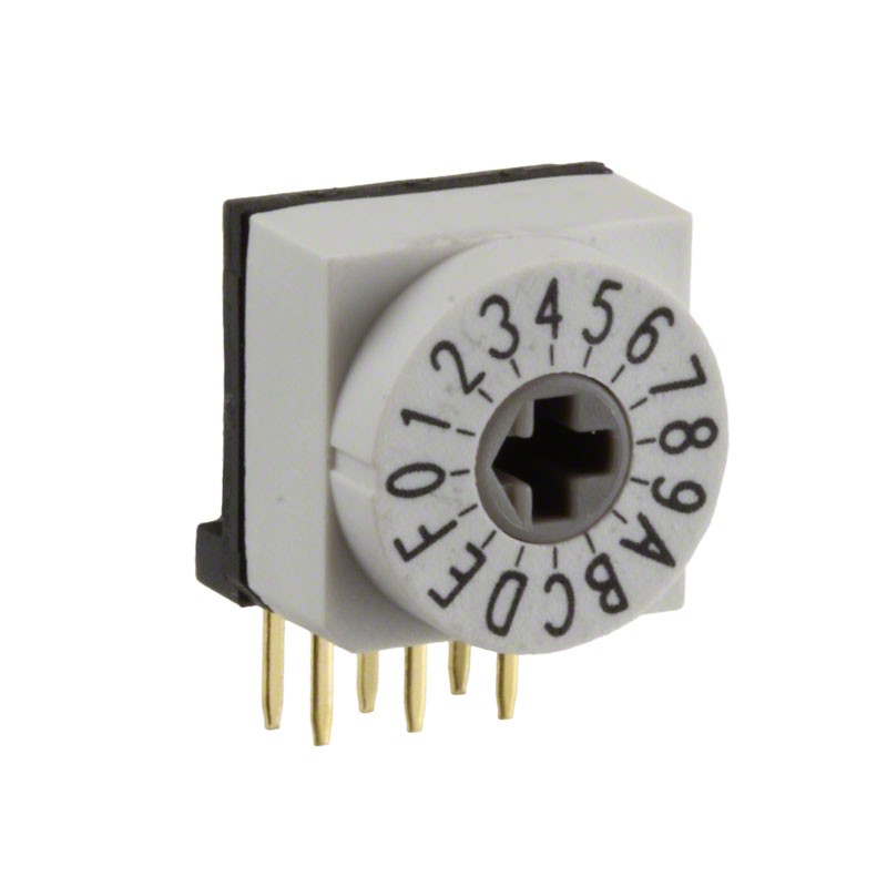 1 pcs : 428427520916 - SWITCH ROTARY DIP HEX 0.15A 24V